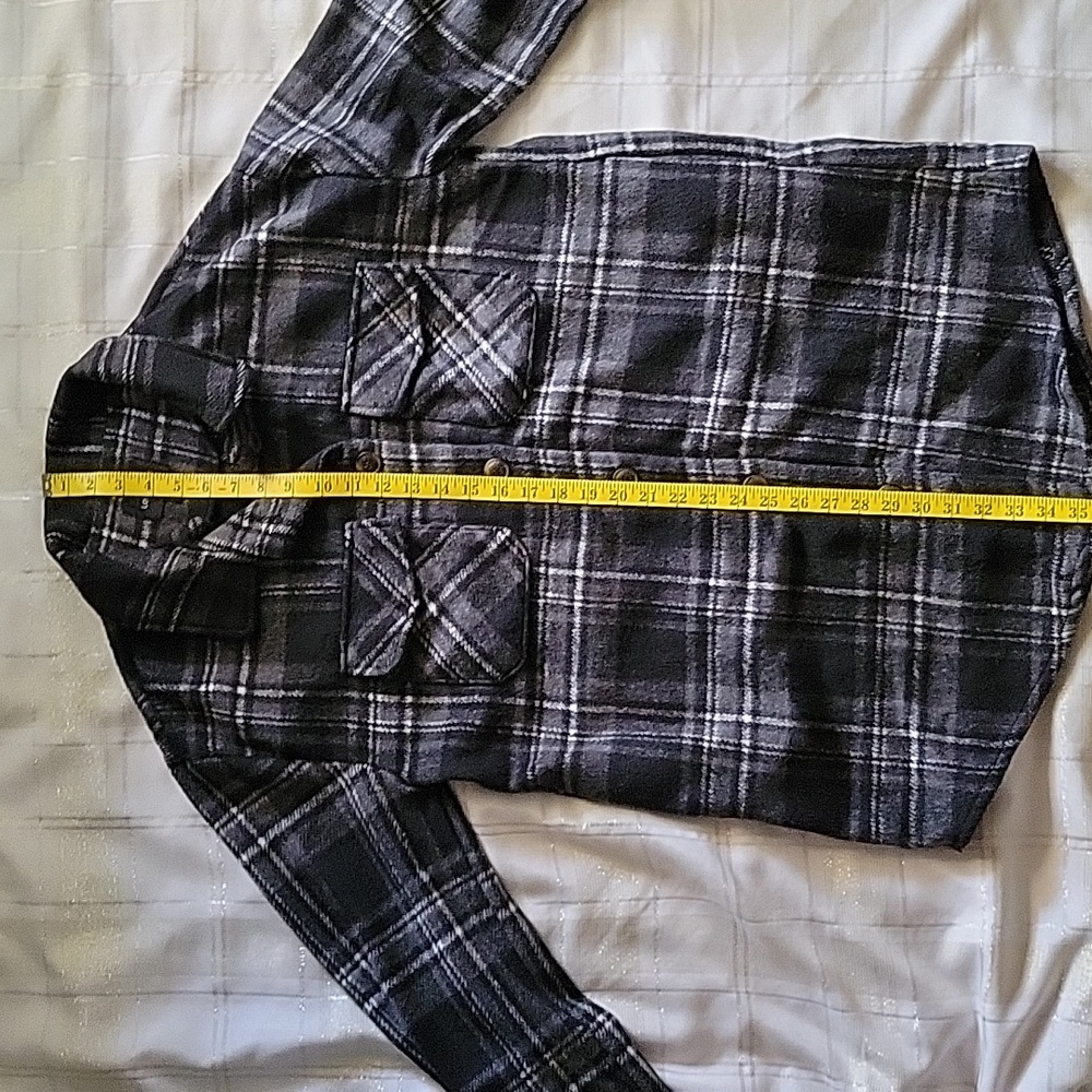 Love Tree Plaid Shacket - Picture 8 of 11